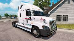 Скин P.A.M.Transport на Freightliner Cascadia for American Truck Simulator