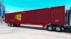 Semitrailer container STAX for American Truck Simulator