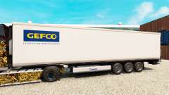 Skin Gefco for semi-refrigerated for Euro Truck Simulator 2