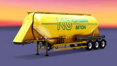 Skin Kortmann Beton is a semi-tank for Euro Truck Simulator 2