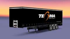 Tegma Logistic skin for trailers for Euro Truck Simulator 2