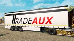 Curtain semitrailer Krone Tradeaux for Euro Truck Simulator 2