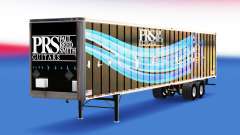 Skin PRS Guitars on the trailer for American Truck Simulator
