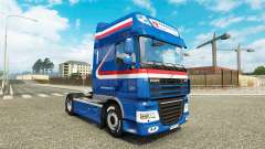 The H. Z. Transport skin for DAF truck for Euro Truck Simulator 2