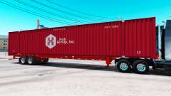 Semitrailer container Hub Group Inc for American Truck Simulator