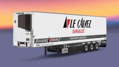 Semi-trailer refrigerator Chereau Le Calvez for Euro Truck Simulator 2
