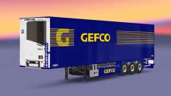 Semi-trailer refrigerator Chereau Gefco for Euro Truck Simulator 2