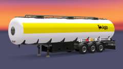 Skin Agip fuel semi-trailer for Euro Truck Simulator 2