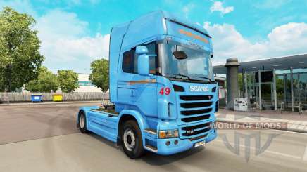 Braspress skin for Scania truck for Euro Truck Simulator 2