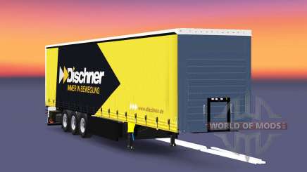 Curtain semi-trailer Schmitz Cargobull Dischner for Euro Truck Simulator 2