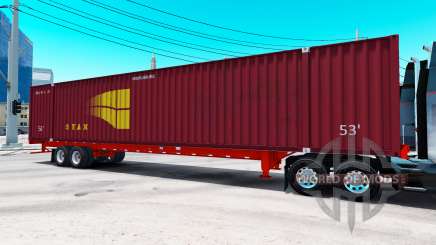 Semitrailer container STAX for American Truck Simulator