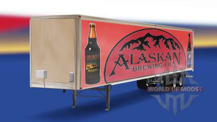 Skin Alaskan Brewing Company on the trailer for American Truck Simulator
