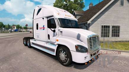 Skin Load One on a truck Freightliner Cascadia for American Truck Simulator