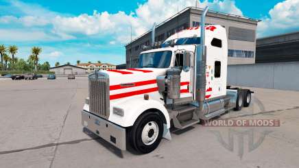 Skin Austria in truck Kenworth W900 for American Truck Simulator