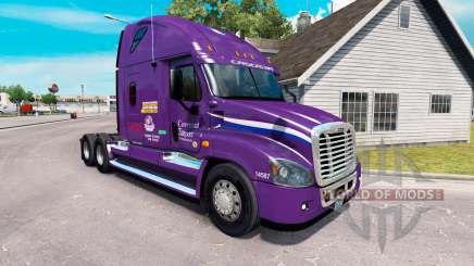 Скин Covenant Transport на Freightliner Cascadia for American Truck Simulator