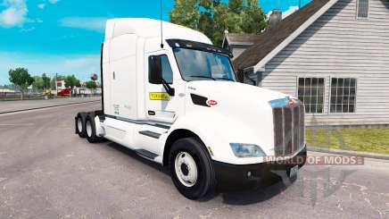 Skin on J. B. Hunt trucks Peterbilt and Volvo for American Truck Simulator