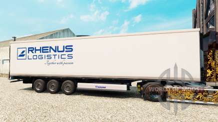 Skin Rhenus Logistics for semi-refrigerated for Euro Truck Simulator 2