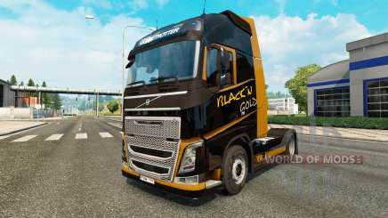 Black Gold skin for Volvo truck for Euro Truck Simulator 2