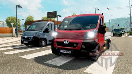 Peugeot Boxer Pickup for traffic for Euro Truck Simulator 2