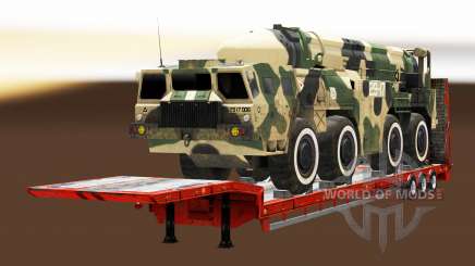 Semi carrying military equipment v1.5.1 for Euro Truck Simulator 2