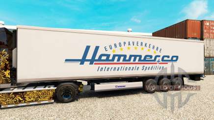 Skin Hammer for semi-refrigerated for Euro Truck Simulator 2