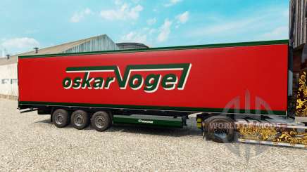 Skin Oskar Vogel on the semitrailer-the refrigerator for Euro Truck Simulator 2