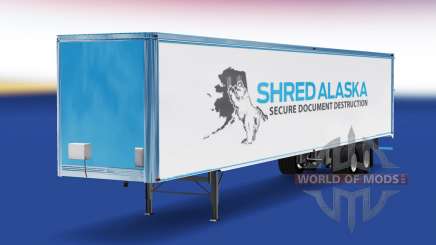 Skin Shred Alaska on the trailer for American Truck Simulator