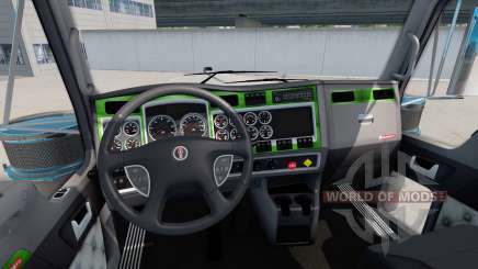Interior Green-gray for Kenworth W900 for American Truck Simulator