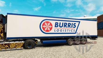 Skin Burris Logistics for semi-refrigerated for Euro Truck Simulator 2