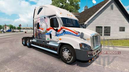 Скин Bay&Bay POW MIA на Freightliner Cascadia for American Truck Simulator