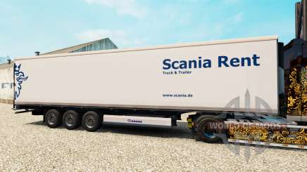 Skin Scania Rent for semi-refrigerated for Euro Truck Simulator 2