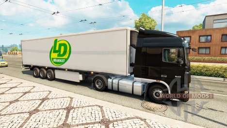 Skins for semi-trailers in the traffic v0.1 for Euro Truck Simulator 2