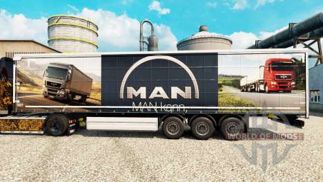 Skin MAN for trailers for Euro Truck Simulator 2