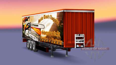 The Spike Trans Logistic skin for trailers for Euro Truck Simulator 2