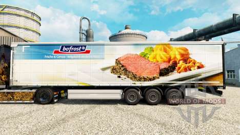 Bofrost skin for trailers for Euro Truck Simulator 2