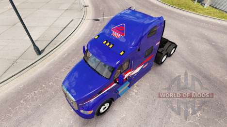 Skin B. T. Inc. the tractor Peterbilt 387 for American Truck Simulator