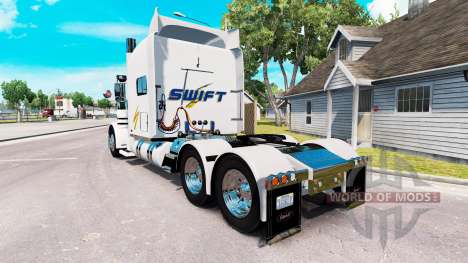 Swift skin for the truck Peterbilt 389 for American Truck Simulator