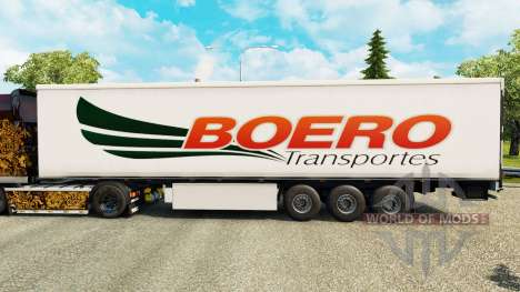Boero Transportes skin for trailers for Euro Truck Simulator 2
