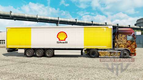 Skin Royal Dutch Shell on semi for Euro Truck Simulator 2