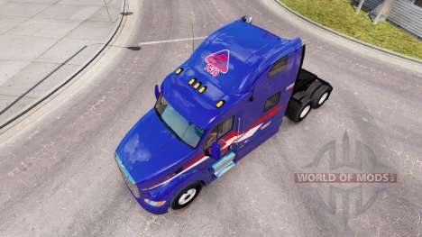 Skin B. T. INC. the tractor Peterbilt 387 for American Truck Simulator