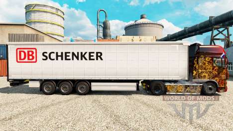 Schenker skin for trailers for Euro Truck Simulator 2