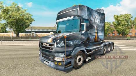 Dragon v2 skin for truck Scania T for Euro Truck Simulator 2