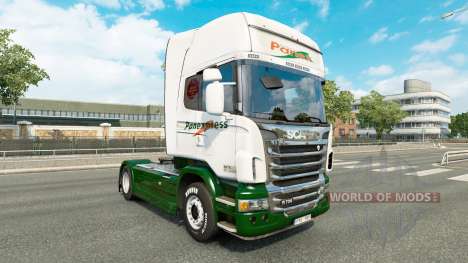 Skin Panexpress on tractor Scania for Euro Truck Simulator 2