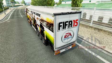 Skin FIFA15 v1.1 for trailers for Euro Truck Simulator 2