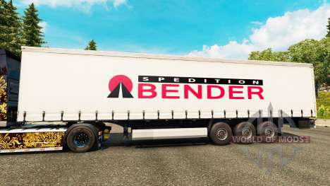 Skin Spedition Bender on semi for Euro Truck Simulator 2
