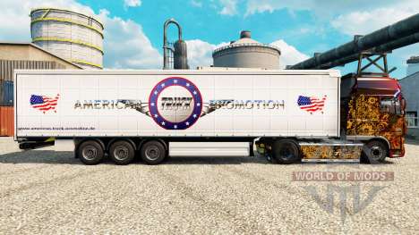 Skin American Truck Promotion for trailers for Euro Truck Simulator 2