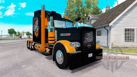 Skin Harley-Davidson for the truck Peterbilt 389 for American Truck Simulator