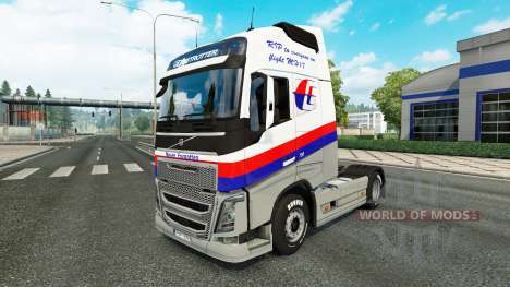 Malasian Airlines skin for Volvo truck for Euro Truck Simulator 2