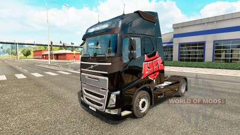 Hell Raisers skin for Volvo truck for Euro Truck Simulator 2