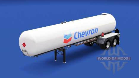 Skin Chevron in the gas tank semi-trailer for American Truck Simulator